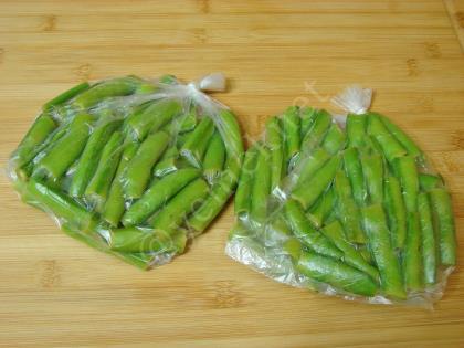 Buzlukta Taze Bakla Saklama