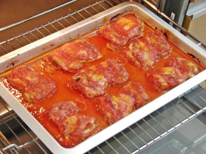 Fırında Salçalı Tavuk