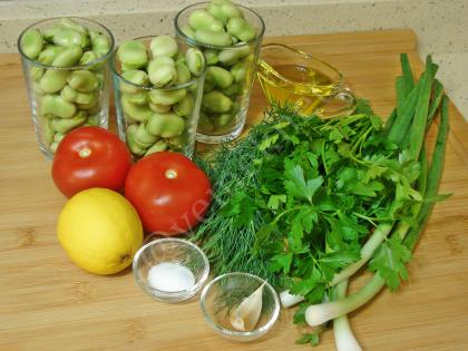 İç Bakla Salatası