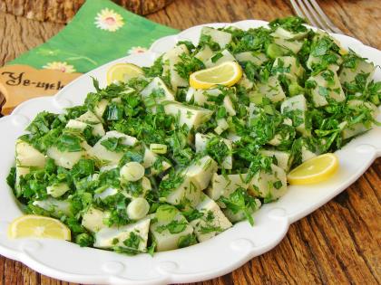 Zeytinyağlı Enginar Salatası