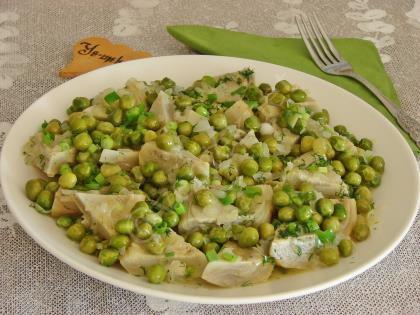 Bezelyeli Enginar Yemeği