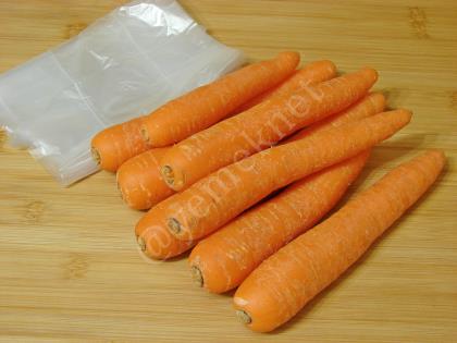 Buzlukta Havuç Saklama