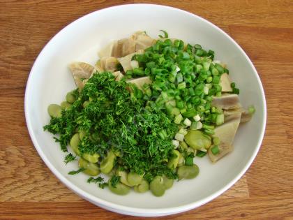 İç Baklalı Enginar Salatası