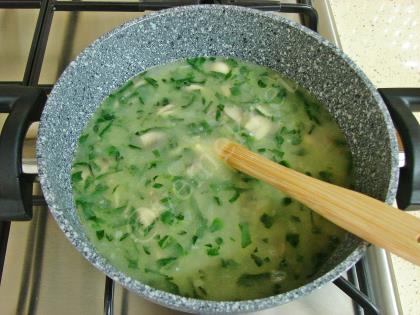 Ispanaklı Mantar Çorbası