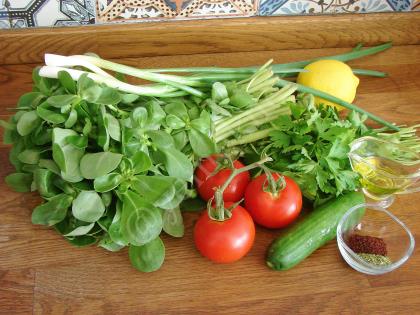 Semizotlu Kaşık Salatası