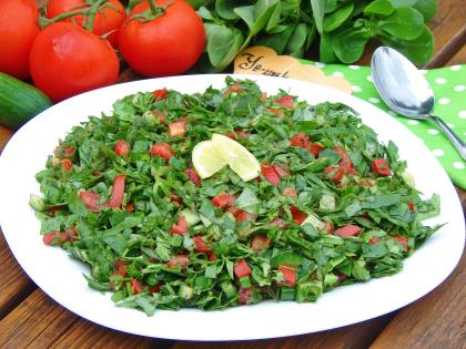 Semizotlu Kaşık Salatası