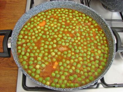 Etli Bezelye Yemeği