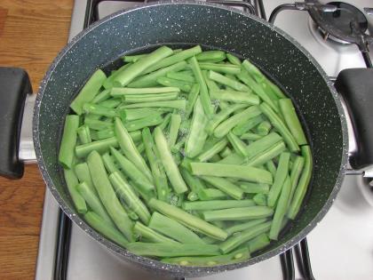 Fırında Taze Fasulye