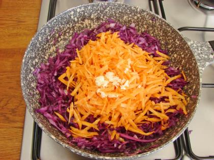 Mor Lahanalı Semizotu Salatası