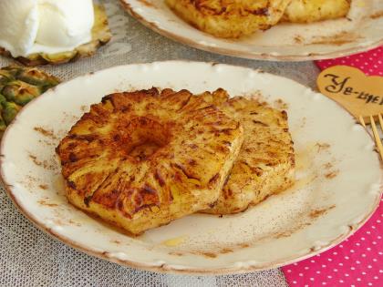 Kızarmış Ananas Tatlısı