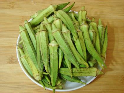 Fırında Bamya Kızartması