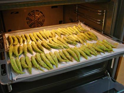 Fırında Bamya Kızartması