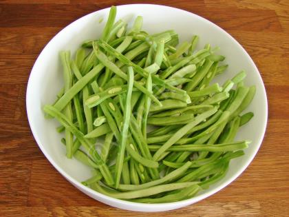 Fırında Taze Fasulye Kızartması