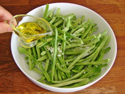 Fırında Taze Fasulye Kızartması