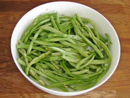 Fırında Taze Fasulye Kızartması