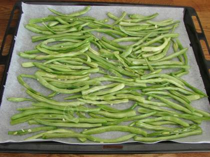 Fırında Taze Fasulye Kızartması