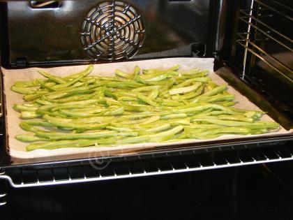 Fırında Taze Fasulye Kızartması