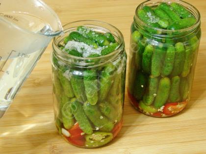 Acılı Kornişon Turşusu