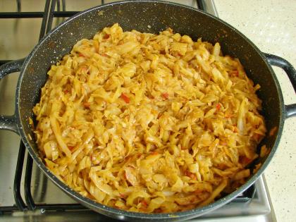 Fırında Lahana Yemeği