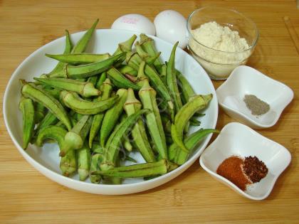 Yumurtalı Bamya Kızartması