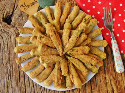 Yumurtalı Bamya Kızartması