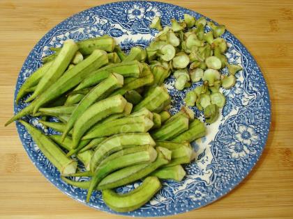 Yumurtalı Bamya Kızartması