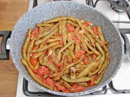 Domatesli Fasulye Kızartması