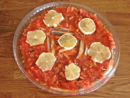 Fırında Hamsi Ekşilisi