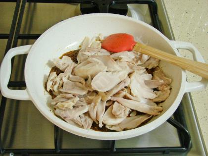 Haşlanmış Tavuk Kavurması