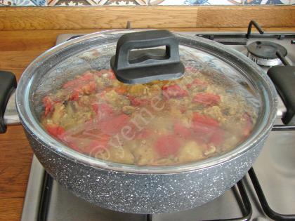 Közlenmiş Patlıcan Yemeği