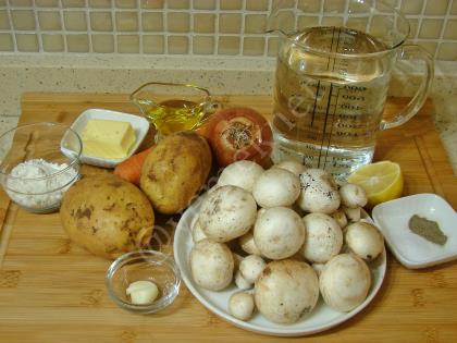 Patatesli Mantar Çorbası