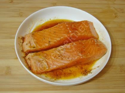 Fırında Sebzeli Somon