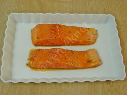 Fırında Sebzeli Somon