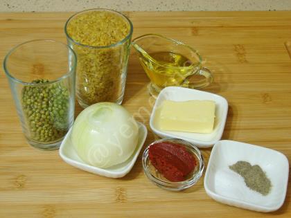 Maş Fasulyeli Bulgur Pilavı