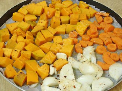 Fırınlanmış Bal Kabağı Çorbası