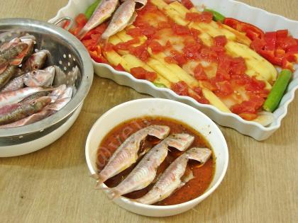 Fırında Tekir Balığı