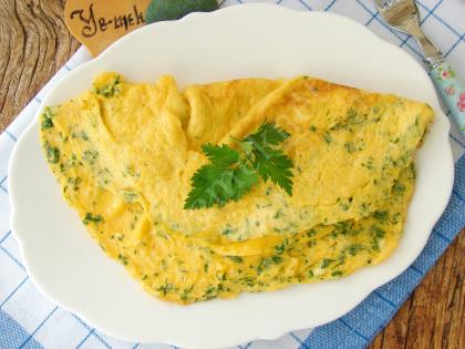 Maydanozlu Omlet