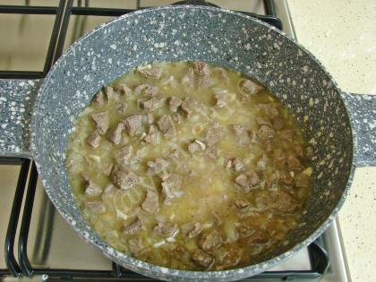 Etli Taze Bakla Yemeği