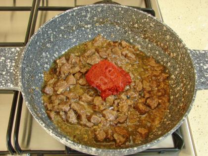 Etli Taze Bakla Yemeği