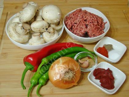 Kıymalı Mantar Yemeği