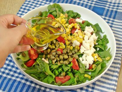 Peynirli Roka Salatası