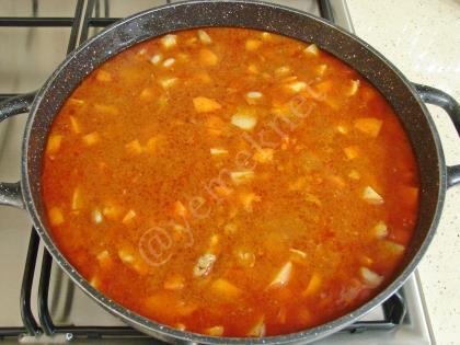 Tavuklu Barbunya Yemeği