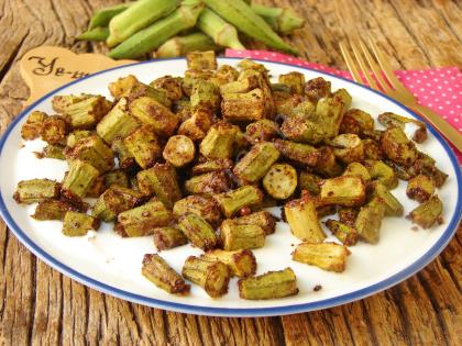 Fırında Çıtır Bamya