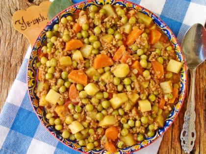 Kıymalı Garnitür Yemeği