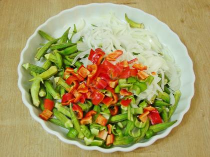 Fırında Bamya Tava