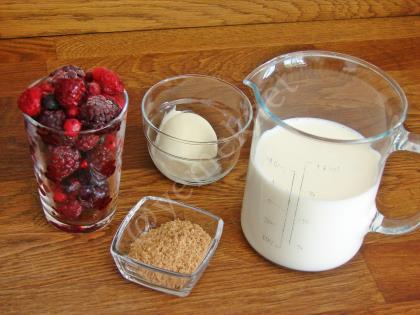 Karışık meyveli Milkshake