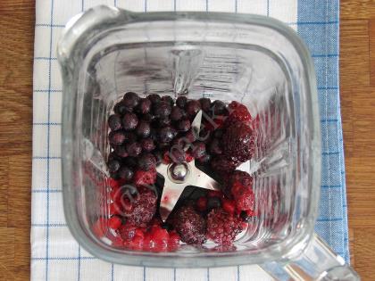 Karışık meyveli Milkshake