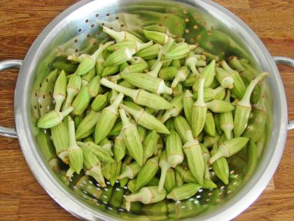 Nohutlu Bamya Yemeği