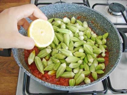 Nohutlu Bamya Yemeği