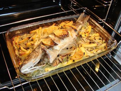 Fırında Sebzeli Levrek